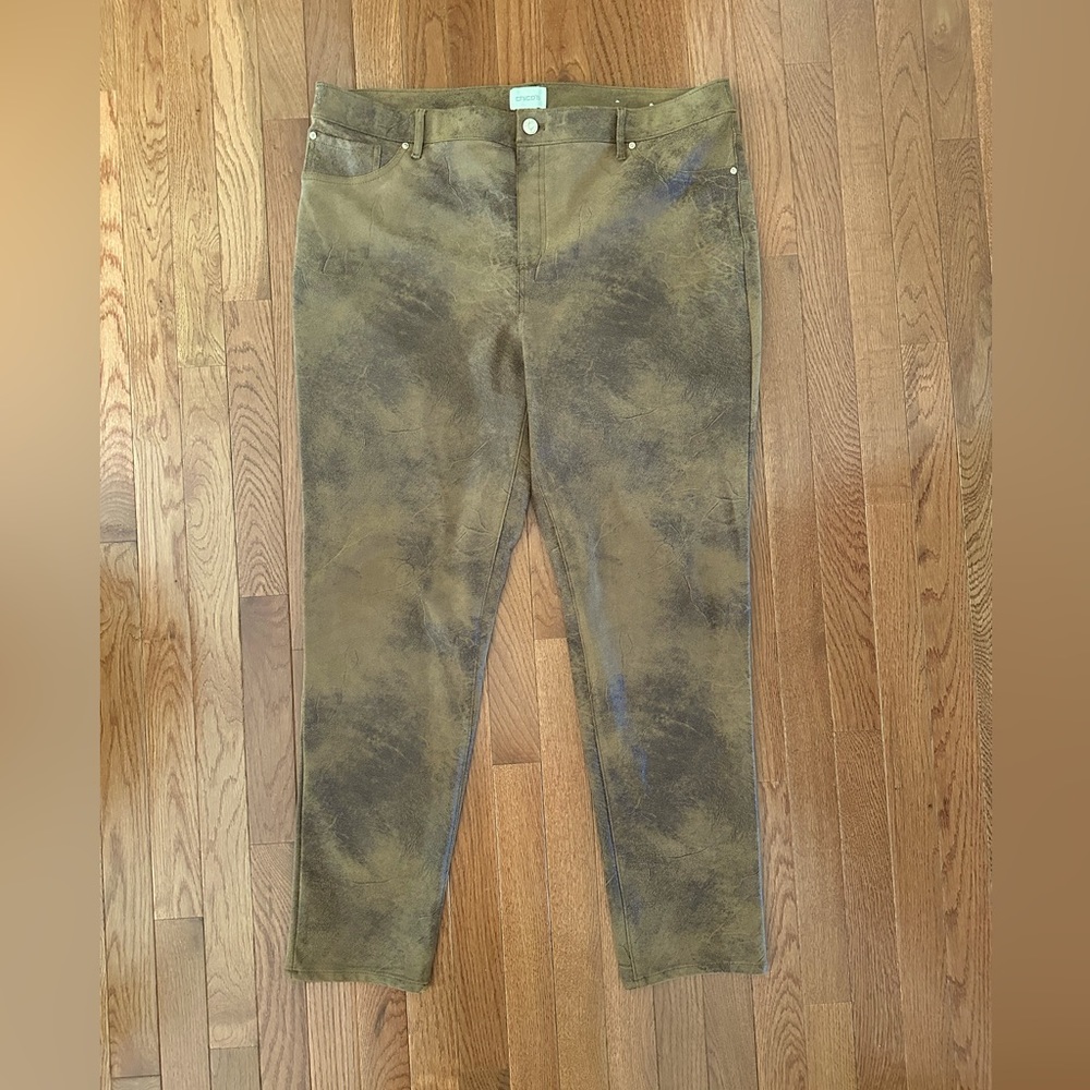 Chico’s Faux Suede Jeggings